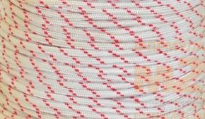 Шнур плетеный ПП 3 мм с серд 16-пряд высокопр цветной 50 м; 139908