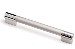 Ручка мебельная С29 L-128 мм металлик-металлик