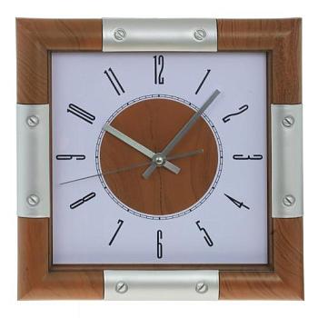 Часы настенные 31 х4 х31 см (1xАА не прилаг.) пластик, стекло, металл; НВ, 769694