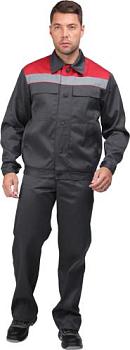 Костюм рабочий куртка брюки синий размер 56-58 170-176