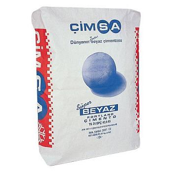 Цемент белый EN 197-1 CEM I 52.5 R 50 кг;CIMSA