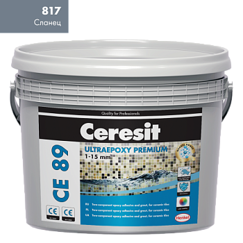 Затирка эпоксидная СЕ 89 Solid Slate 817 2,5 кг; Ceresit (Церезит)