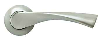 Ручка дверная раздельная Rucetti белый никель; RAP 1 SN