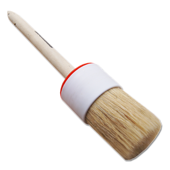 Кисть круглая №16 деревянная ручка 55 мм; SANTOOL, 010115-016