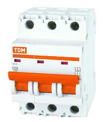TDM Автоматический выключатель ВА47-29 3Р 32А 4,5кА х-ка С SQ0206-0112