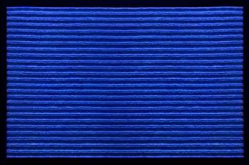 Коврик влаговпитывающий ребристый 50х80 см синий; SUNSTEP