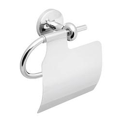 Держатель для туалетной бумаги на саморезах закрытый металл хром Pulse; 259-24