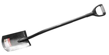 Лопата совковая стальной черенок двухкомпонентная рукоятка; ЗУБР, 39554