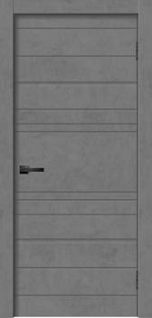 Полотно дверное ПВХ GEO-2 Бетон графит ПГ 900мм