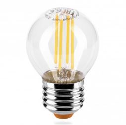 Лампа светодиодная LED FILAMENT G45 7Вт 730лм E27 3000K; WOLTA, 4260375489657