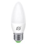 Лампа светодиодная LED-С37 3.5Вт 220В Е27 4000К 300Лм; ASD, 4690612003894
