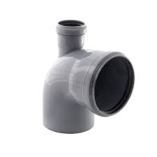 Отвод кан. 87° (вверх) серый 110-50