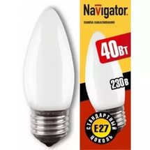 Лампа накаливания NI B 40Вт E27 230В FR; NAVIGATOR, 94 326