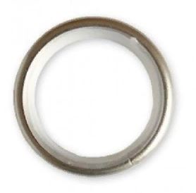 Комплект колец бесшумных с круглым сечением 10 шт белое золото;  СФ-25-410-33