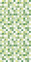 Плитка Фёрнс салатовый мозаика 30х60см 1,8кв.м. 10шт; Нефрит, 18-00-81-1603