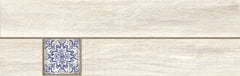 Керамогранит Ornamentwood глазир декорир белый 18,5x59,8х0,9 см 0,99кв.м. 9шт; Cersanit, C-OW4M053D