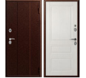 Дверь металлическая Термо М-2 960х2050мм L 1,2мм антик медь/белый кипарис