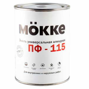 Эмаль алкидная ПФ-115 MOKKE белый глянец 1,9кг; 1214