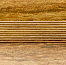 Порог стык с дюбелем 35 мм 0,9 м дуб эдельвейс; Русский профиль