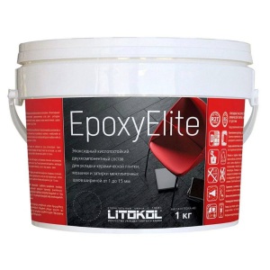 Затирка эпоксидная LITOKOL EpoxyElite табачный E.12 2 кг 