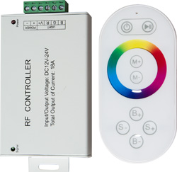 Контроллер LD56 для светодиодной ленты с пультом управления белый; Feron, 21558