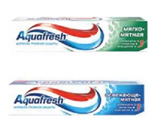 Паста зубная Aquafresh 3+ 125 г Мягко-мятная