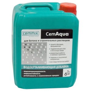 Водоотталкивающая добавка CemAqua 5л CEMMIX