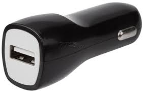 Зарядное устройство в прикуриватель USB 5V 1000mA черное; REXANT, 16-0279