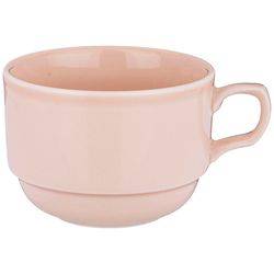 Чашка чайная 250 розовый фарфор LEFARD TINT; ЭГ, 48-882