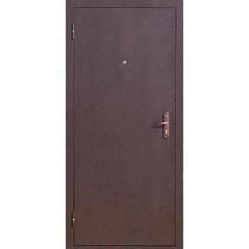 Дверь металлическая Стройгост 5 880х2050мм R 1,0 мм антик медь металл/металл