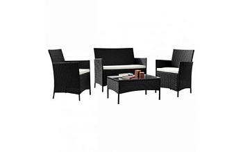 Набор мебели искуствен ротанг (стол, диван+2 кресла); 210013А