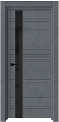 Полотно дверное ПВХ Торонто-2 бетон графит 800мм