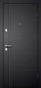 Дверь металлическая М 1 960х2050мм R черный шелк/белый
