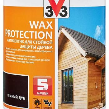 Антисептик Wax Protection с воском Темный дуб 0,9 л; V33