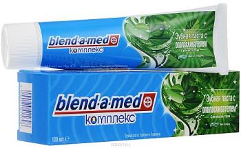 Паста зубная Blend-a-med 100 мл Комплекс+ополаскивание Освеж чистота Перечная мята