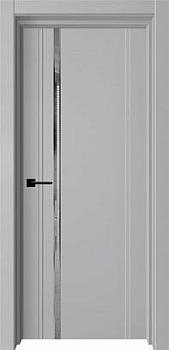 Полотно дверное ПВХ Софт LADA серый бархат 700мм зеркало бронза фацет
