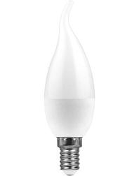 Лампа светодиодная LB-97 16LED 7Вт 230В E14 2700K свеча матовая; Feron, 25475