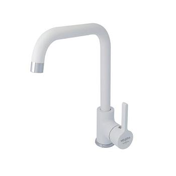 Смеситель для кухни MELODIA Ostessa White высокий излив; MDV35115_wt