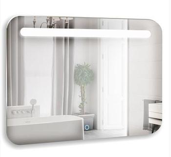 Зеркало для ванной комнаты прямоугольное настенное 915х685 мм с сенсороной подсветкой Веста