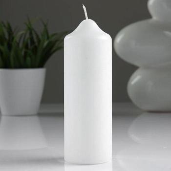 Свеча цилиндр 5х15 см белая; С-Л, 1245100