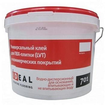 Клей для ПВХ покрытий 701 10 кг; IDEAL
