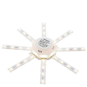 Комплект LED линеек Звездочка 220В 12Вт IP30 900Лм 6400К д180мм Apeyron; 12-05