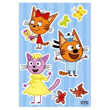 Наклейка Три кота: Забавная Карамелька и друзья; Decoretto, LK 1903
