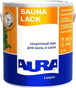 Лак для бань и саун AURA Sauna Lack 2,5л; Эскаро