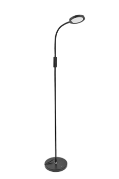 Светильник напольный LED UL600 10Вт 5000К сенсорный с диммером черный  