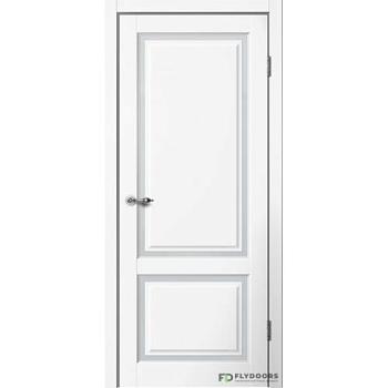 Полотно дверное Fly Doors Estetic E02 эмалит белый ПО 700мм; Сибирь Профиль