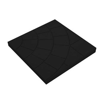 Резиновая плитка Паутинка 350х350х30 черный