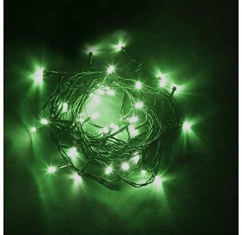 Электрогирлянда Нить 4 м/40 ламп LED зеленый CL03; FERON, 32292