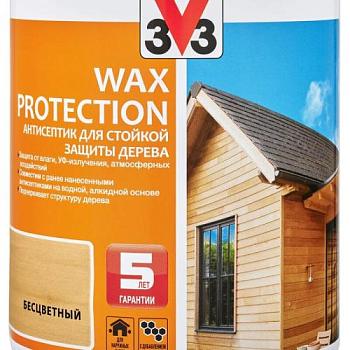 Антисептик Wax Protection с воском Бесцветный 0,9 л; V33