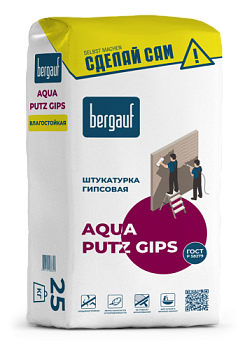 Штукатурка гипсовая Aqua Putz Gips 25кг/42; Bergauf (Бергауф)